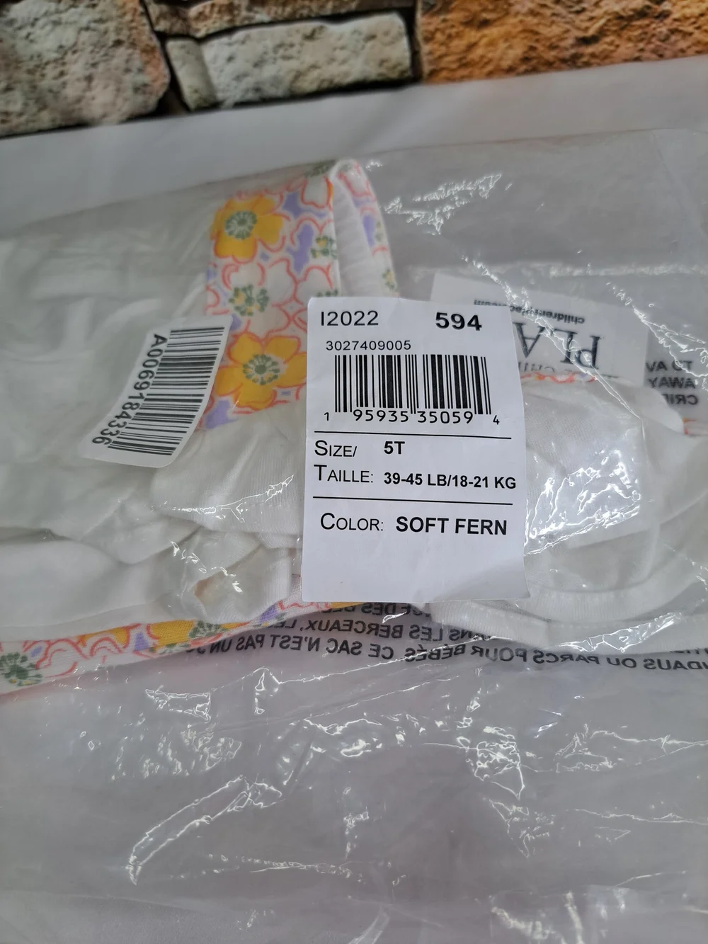 The Children's Place White & Floral Girls Tank Top with Floral Shorts